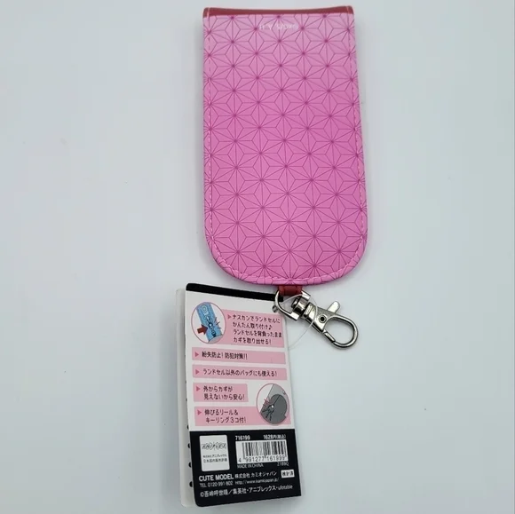 Demon Slayer Nezuko Kamado keychain key holder pouch - Picture 3 of 5